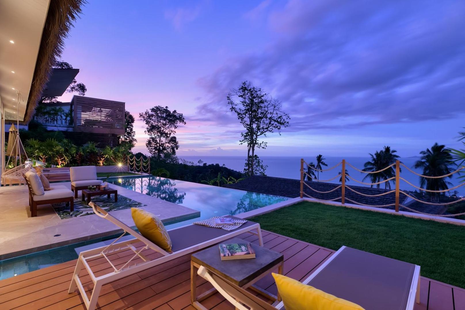 Tropical Seaview Villa With Pool Koh Samui Exterior photo
